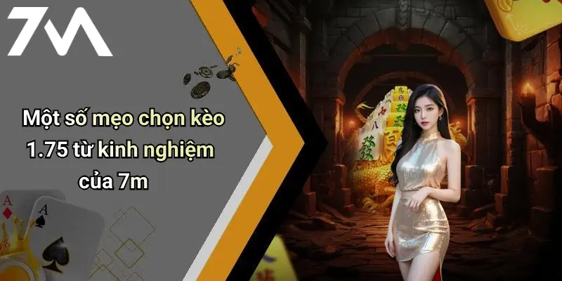 Một số mẹo chọn kèo 1.75 từ kinh nghiệm của 7m