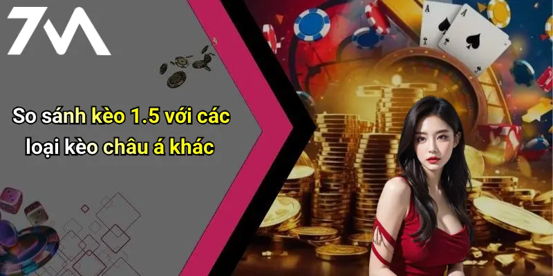 So sánh kèo 1.5 với các loại kèo châu á khác